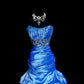 Charmante robe de bal bustier plissée sirène robe de soirée robe de gala D3199
