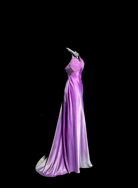 Elegant Prom Dress Spaghetti Straps Pleated Long Prom Dress Evening Dress   D3209
