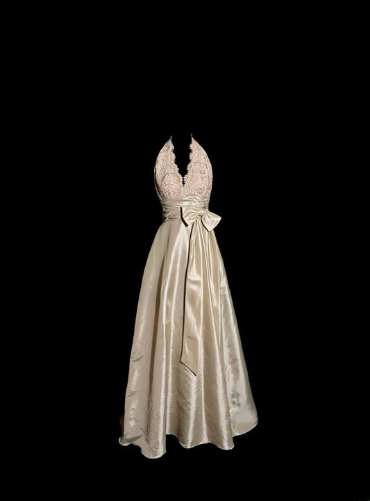 Elegant Prom Dress A Line Halter Evening Dress Gala Dress Cocktail Dress   D3220