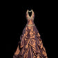 Gorgeous Prom Dress A Line Halter Pleated Evening Dress Gala Dress   D3225