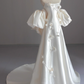 Beauty Wedding Dress A Line Strapless Floral Wedding Dress  D3226