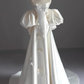 Beauty Wedding Dress A Line Strapless Floral Wedding Dress  D3226