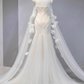 Elegant Wedding Dress Sweetheart Pleated Tulle Mermaid Wedding Dress D3227