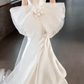 Charming Wedding Dress Sweetheart Flower Pleated Mermaid Wedding Dress D3230