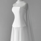 Charming Wedding Dress A Line Strapless Pleated Tulle Wedding Dress D3232