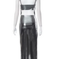 Robe sexy argentée à bretelles spaghetti pour femme, tenue de soirée, tenue de rendez-vous, D3238