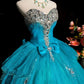 Pretty Prom Dress Sweetheart Tulle Ball Gown Sweet 16 Dress Birthday Outfits    D3242