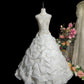 Retro Wedding Dress Spaghetti Straps Pleated Wedding Dress  D3245