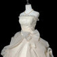 Vintage Wedding Dress Strapless Pleated Tulle Wedding Dress  D3247
