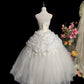 Beauty Wedding Dress Spaghetti Straps Pleated Tulle Wedding Dress  D3248