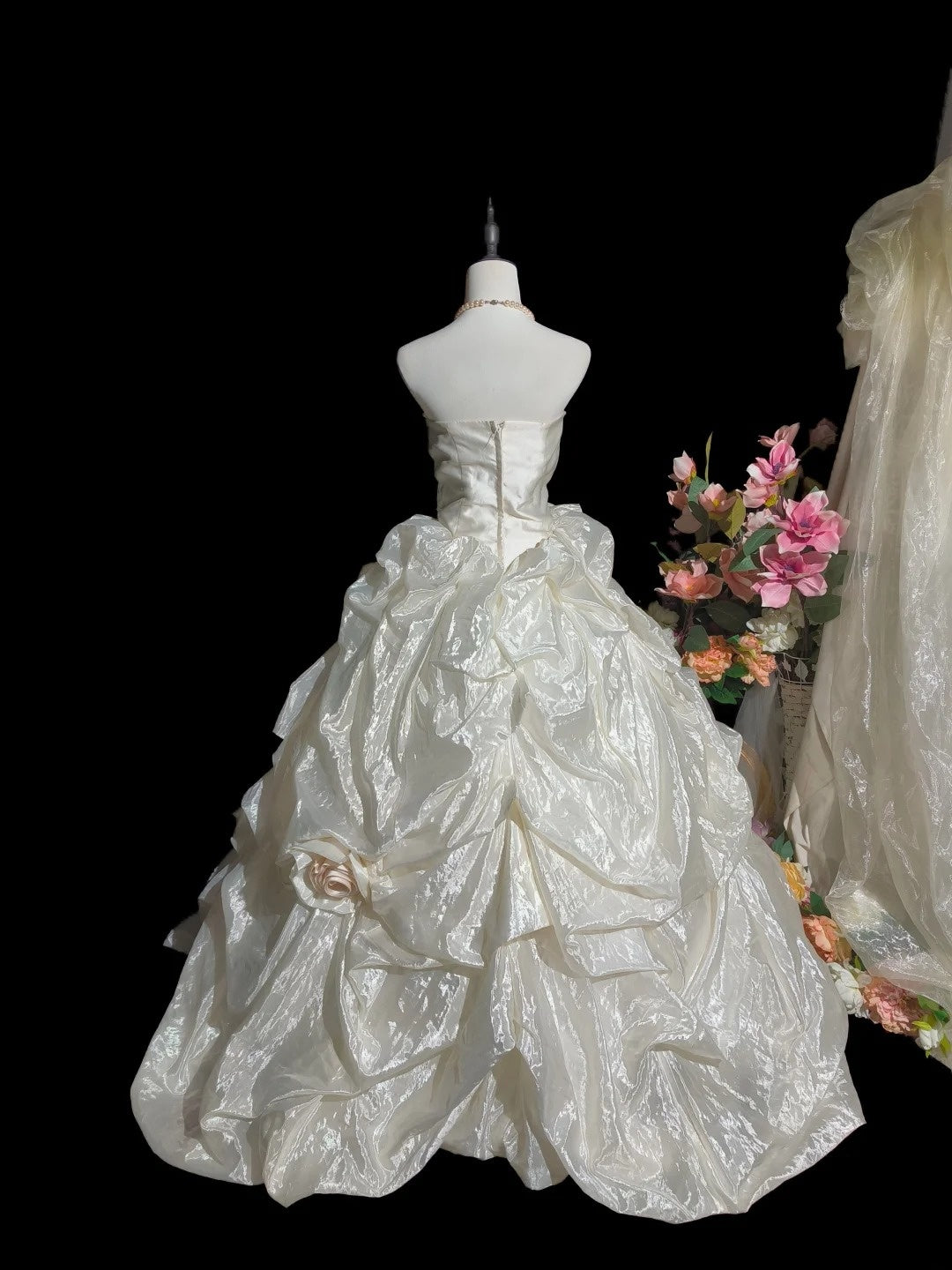 Pretty Wedding Dress Sweetheart Pleated Wedding Dress  D3250