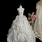 Pretty Wedding Dress Sweetheart Pleated Wedding Dress  D3250