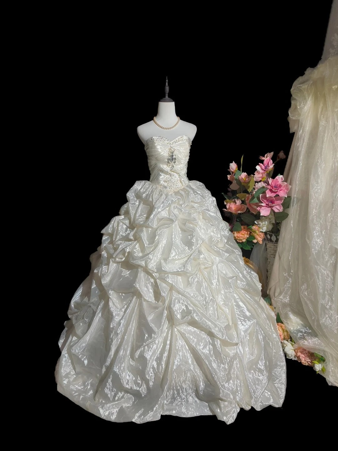 Pretty Wedding Dress Sweetheart Pleated Wedding Dress  D3250