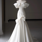 Elegant Wedding Dress Off Shoulder Pleated Mermaid Wedding Dress  D3252