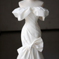 Elegant Wedding Dress Off Shoulder Pleated Mermaid Wedding Dress  D3252