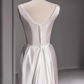Charming Wedding Dress Spaghetti Straps Pleated Wedding Dress D3265