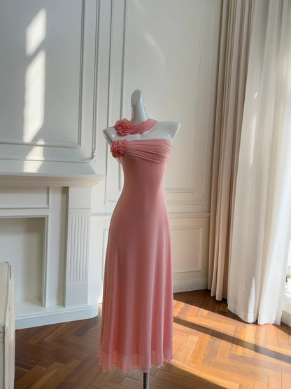Popular Prom Dress A Line Strapless Pleated Birthday Party Outfits     D3267