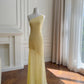 Stunning Prom Dress One Shoulder Tulle Long Birthday Party Outfits Cocktail Dress  D3274