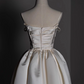 Newest Wedding Dress A Line Strapless Pleated Wedding Dress D3285