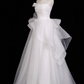 Beauty Wedding Dress Strapless Pleated Ruffle Wedding Dress D3290