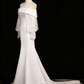 Charming Wedding Dress Off Shoulder Mermaid Wedding Dress D3291