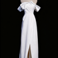 Newest Wedding Dress A Line Off Shoulder Pleated Slit Wedding Dress D3295