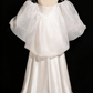 Robe de mariée beauté A-Line, décolleté en cœur, plissée, D3302