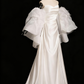 Robe de mariée beauté A-Line, décolleté en cœur, plissée, D3302