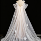 Beauty Prom Dress A Line Off Shoulder Tulle Prom Dress Evening Gown Birthday Party Dress   D3307