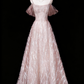 Sweet Prom Dress A Line Spaghetti Straps Pleated Prom Dress Evening Gown Birthday Party  Dress   D3309