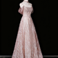 Sweet Prom Dress A Line Spaghetti Straps Pleated Prom Dress Evening Gown Birthday Party  Dress   D3309