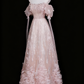 Beauty Prom Dress Off Shoulder Floral Evening Gown Birthday Party Outfits    D3319