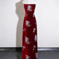 Charming Prom Dress A Line Wine Red Strapless Birthday Party Outfits Evening Gown   D3320