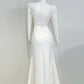 Robe de bal minimaliste, col carré, plissée, style sirène, robe de cocktail, robe de soirée D3346