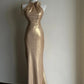 Beauty Prom Dress Halter Mermaid Evening Dress Gala Dress  D3353