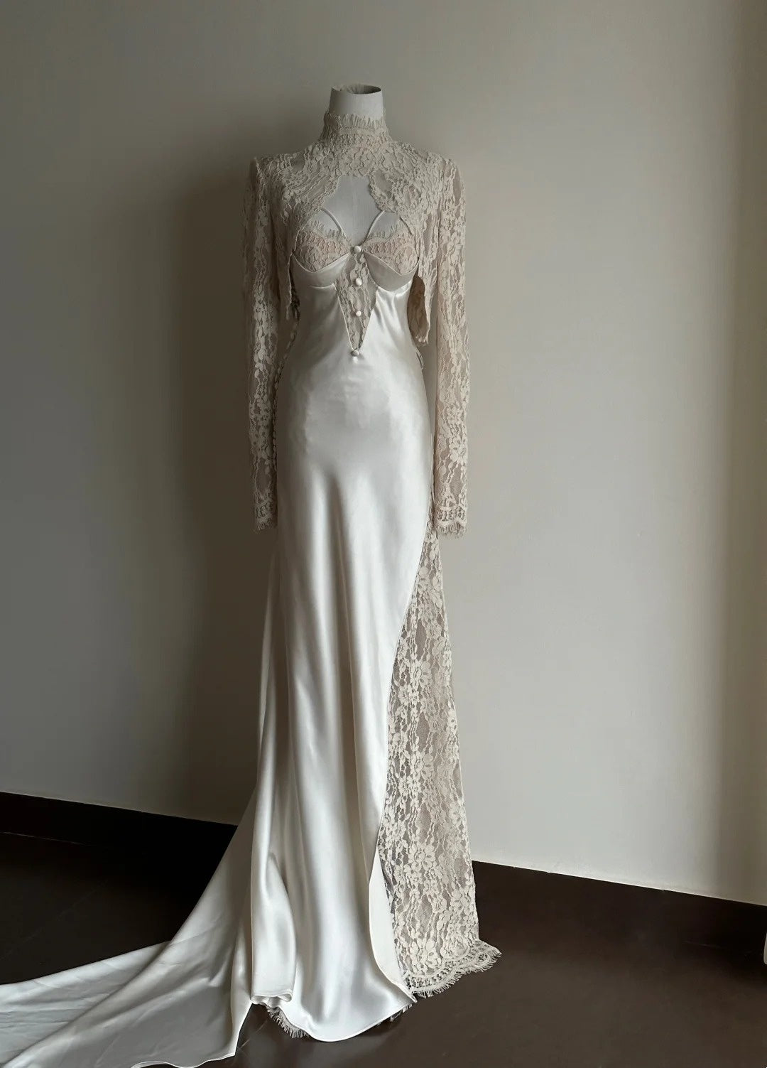 Charming Prom Dress Spaghetti Straps Lace Evening Dress Gala Dress  D3354