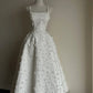 Stunning Prom Dress Spaghetti Straps Floral Evening Dress Quinceanera Dress  D3355