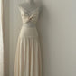 Robe de bal élégante, coupe trapèze, bretelles spaghetti, en dentelle plissée, robe de soirée, robe de fête d'anniversaire, D3364