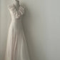 Robe de bal élégante, coupe trapèze, col en V, plissée, robe de soirée, robe de fête d'anniversaire, D3365