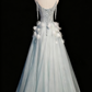 Superbe robe de bal à bretelles spaghetti et plumes plissées, robe de soirée, robe de fête d'anniversaire D3366