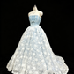 Charmante robe de bal bustier plissée pour les 16 ans, robe de soirée, robe de bal D3381