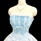 Charmante robe de bal bustier plissée pour les 16 ans, robe de soirée, robe de bal D3381