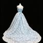Charmante robe de bal bustier plissée pour les 16 ans, robe de soirée, robe de bal D3381