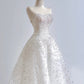 Robe de mariée brillante sans bretelles en cristal D3391