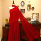 Jolie robe de bal trapèze asymétrique plissée, robe de soirée, robe de gala D3396