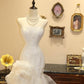 Superbe robe de mariée sirène plissée sans bretelles D3405