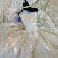 Pretty Wedding Dress Strapsless Pleated Wedding Dress  D3420