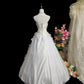 Beauty Brautkleid A-Linie Herzausschnitt Plissee Brautkleid D3302