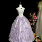 Stunning Prom Dress Spaghetti Straps Tulle Ball Gown Evening Dress Quinceanera Dress D3423