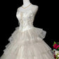 Robe de mariée beauté A-Line, décolleté en cœur, plissée, D3302